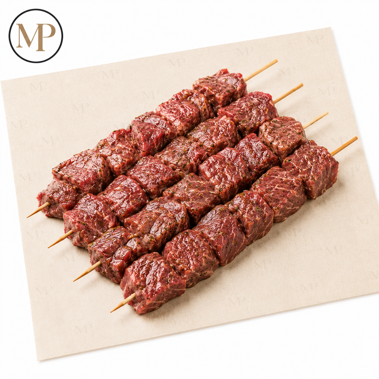 Fresh Marinated Beef Skewers (1-lb)
