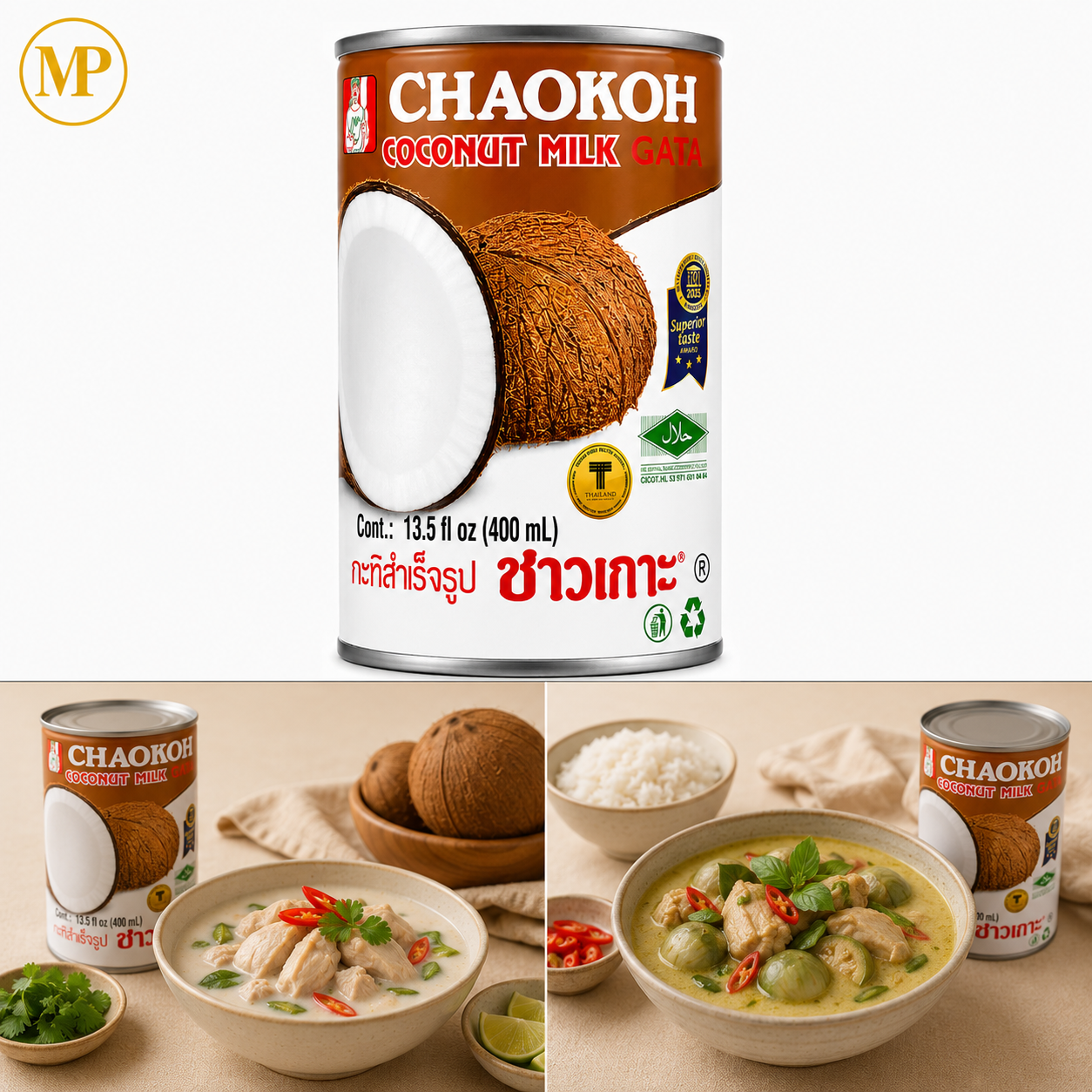 Chaokoh Coconut Milk (13.5-oz)