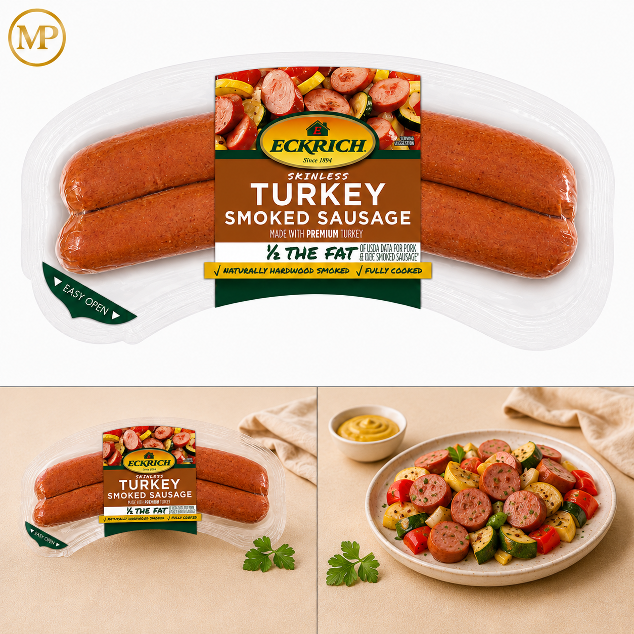 Eckrich Beef Or Turkey Sausage