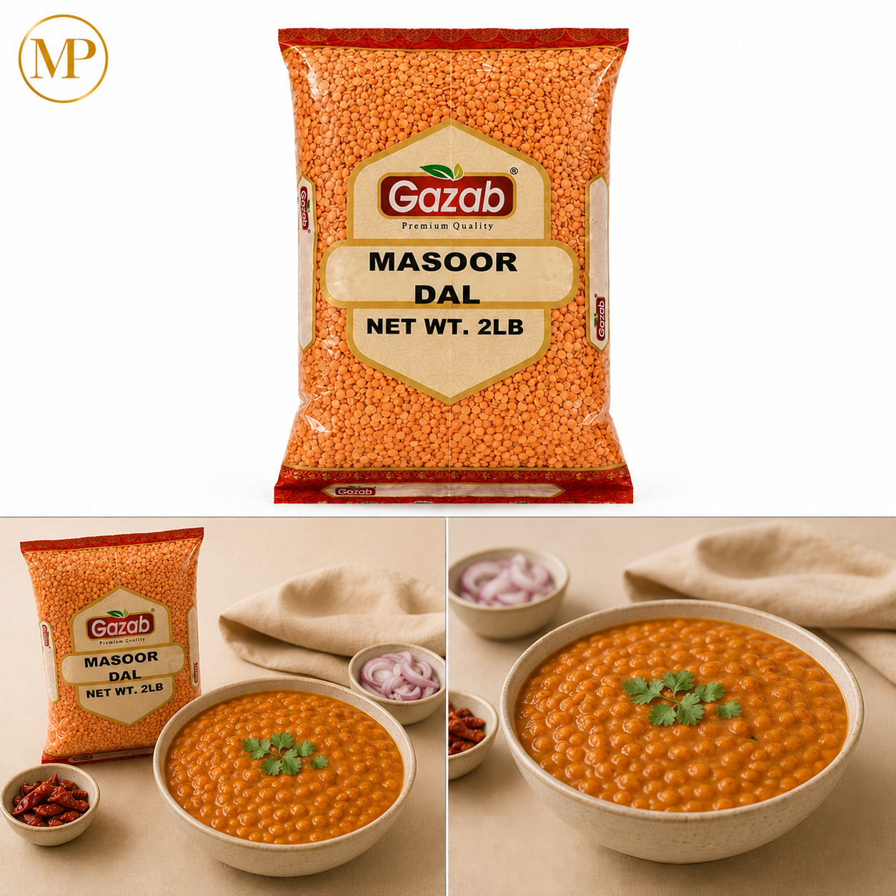 Gazab Masoor Dal (2-lb)