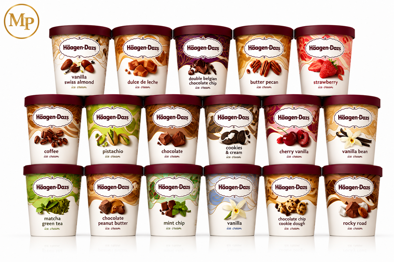 Häagen-Dazs Ice Cream Assorted Flavors
