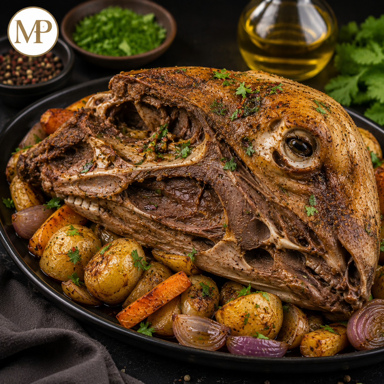 Half Lamb Head (1-lb)