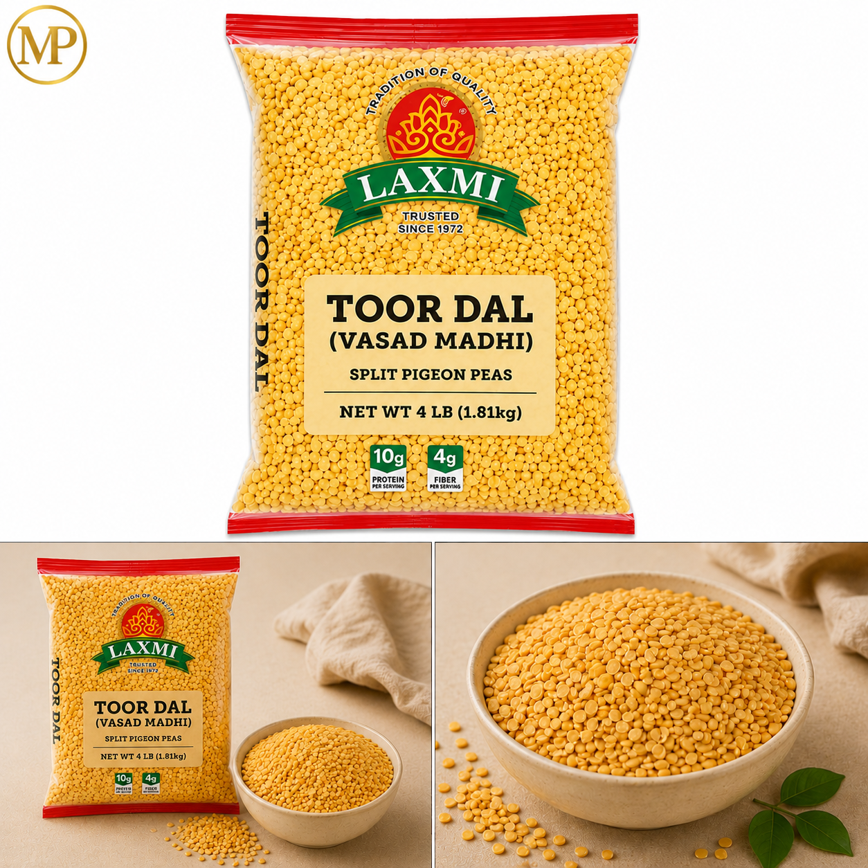 Laxmi Toor Dal (4-lb)