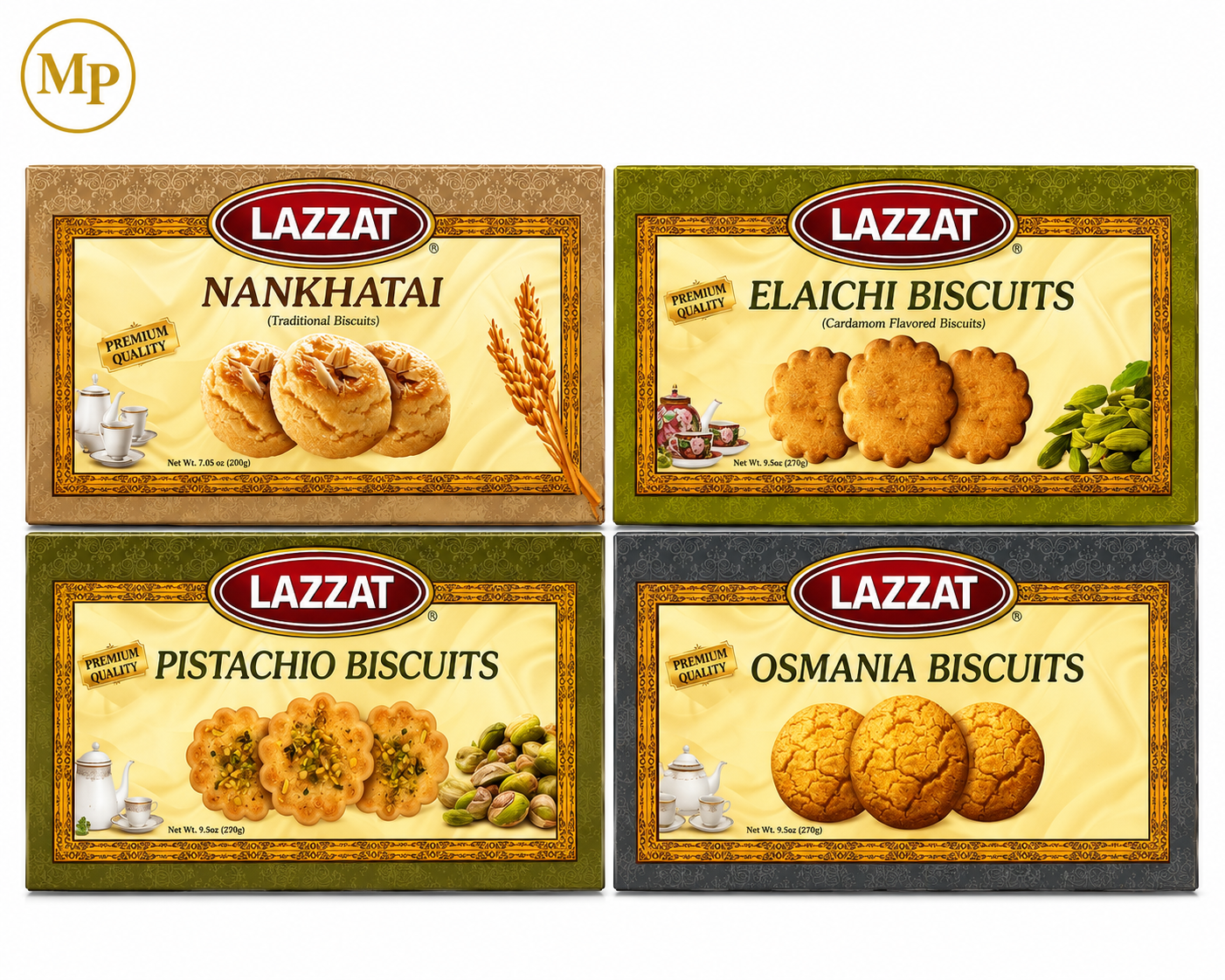 Lazzat Cookies Assorted Varieties (for-2)