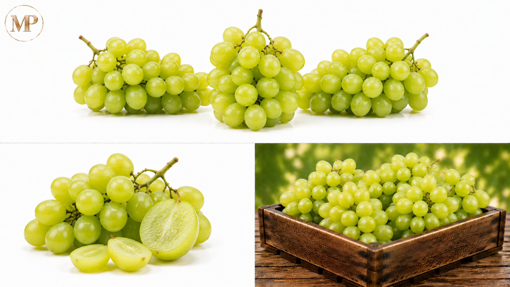 Organic Green Grapes (1-lb)