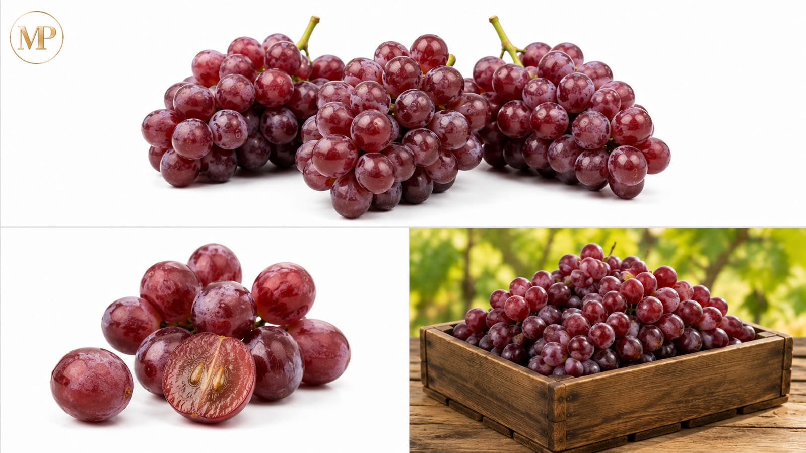 organic red grapes (1-lb)