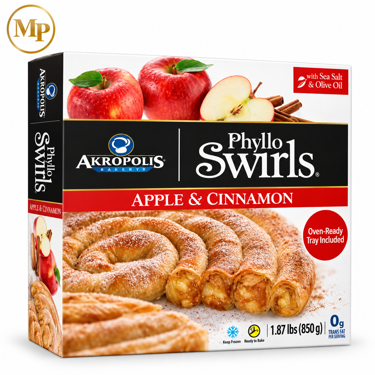 Akroplois Phyllo Swirl Assorted Varieties (840 G)
