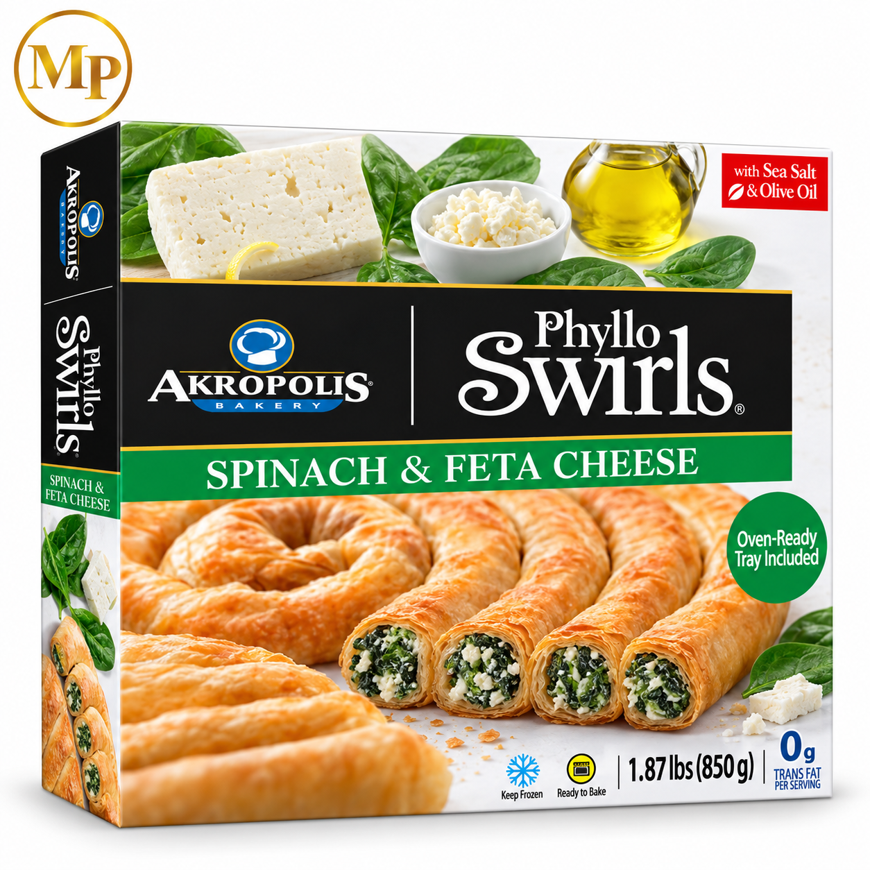 Akroplois Phyllo Swirl Assorted Varieties (840 G)