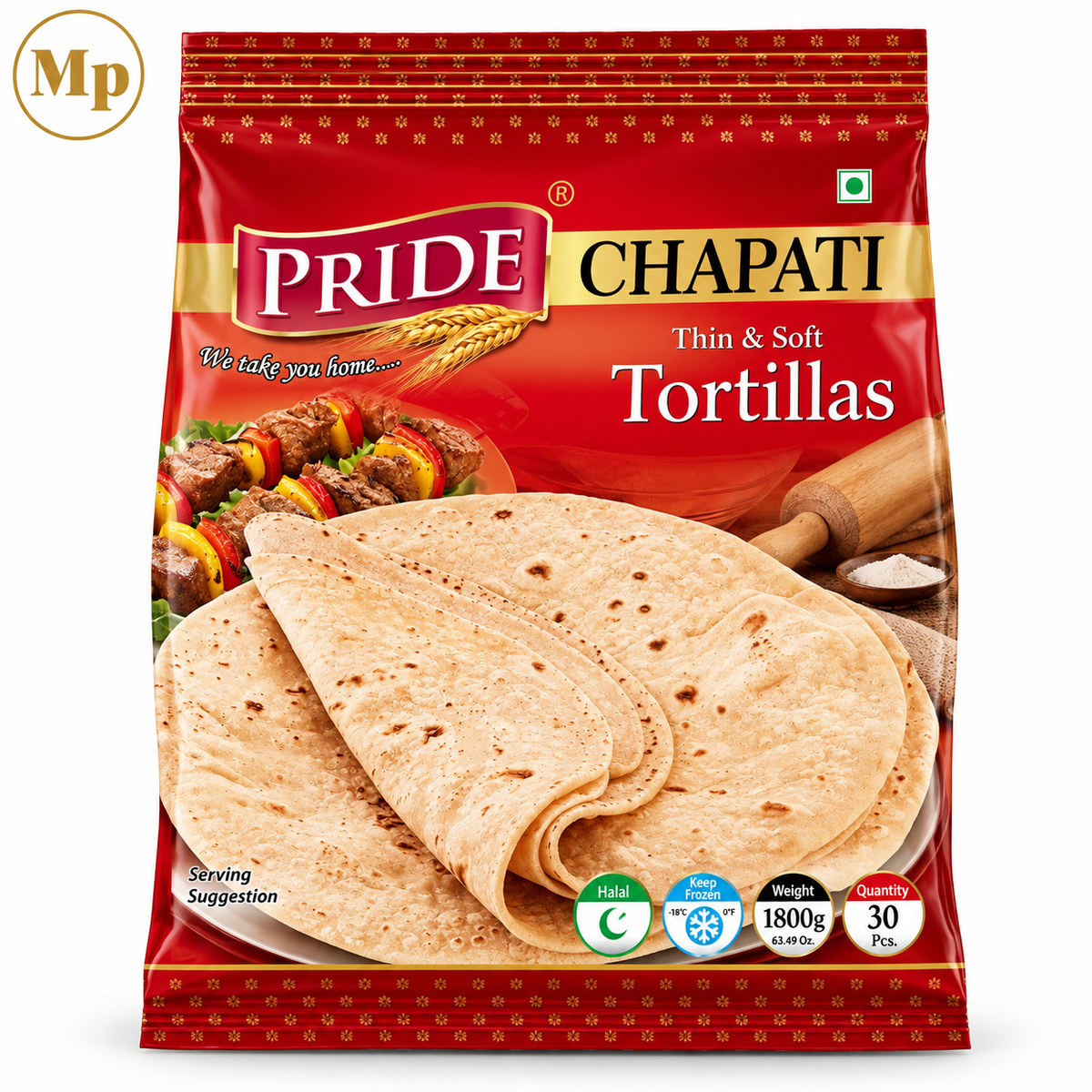 Pride Chapati (30 CT)