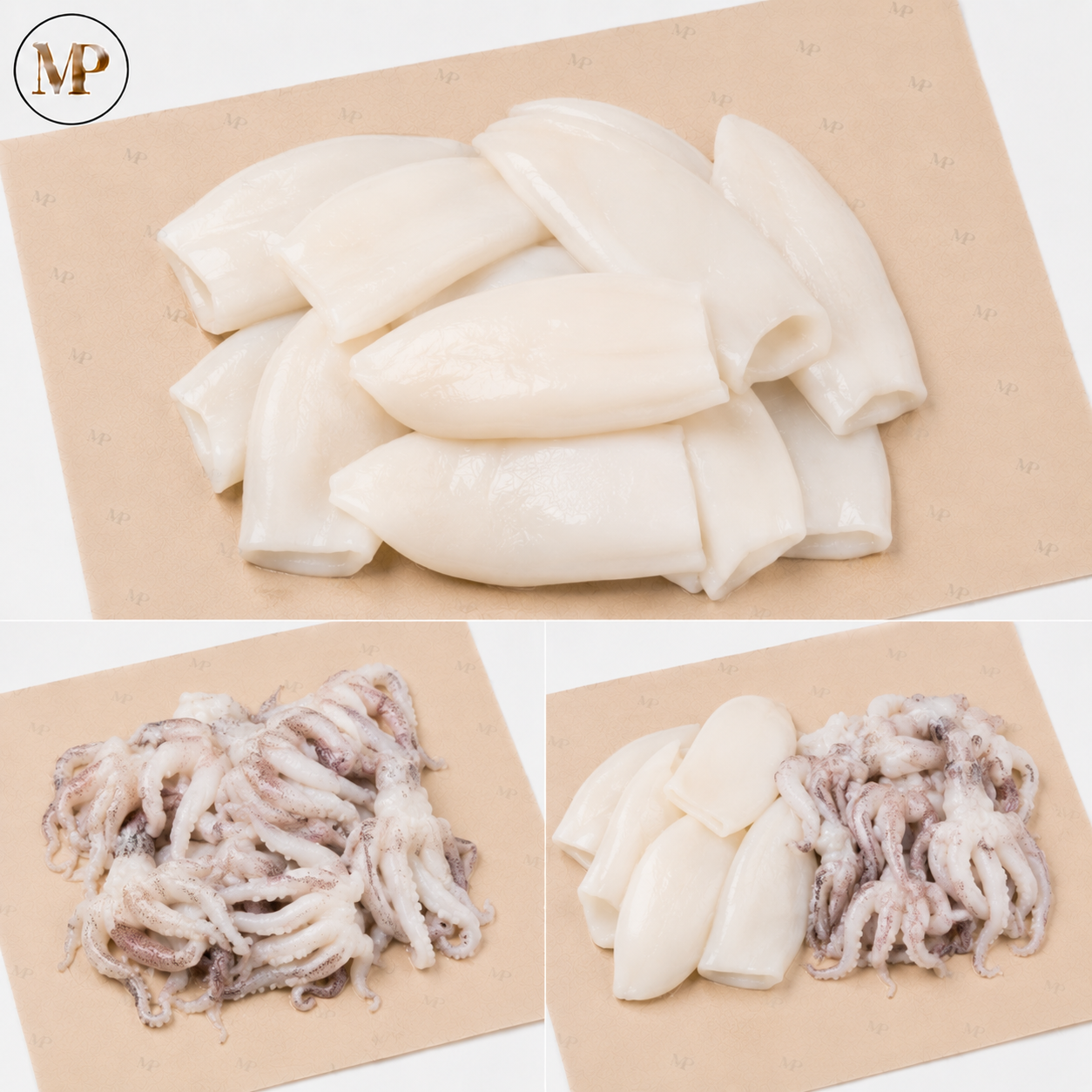Squid Tubes Tentacles - Wild Thailand (1-lb)