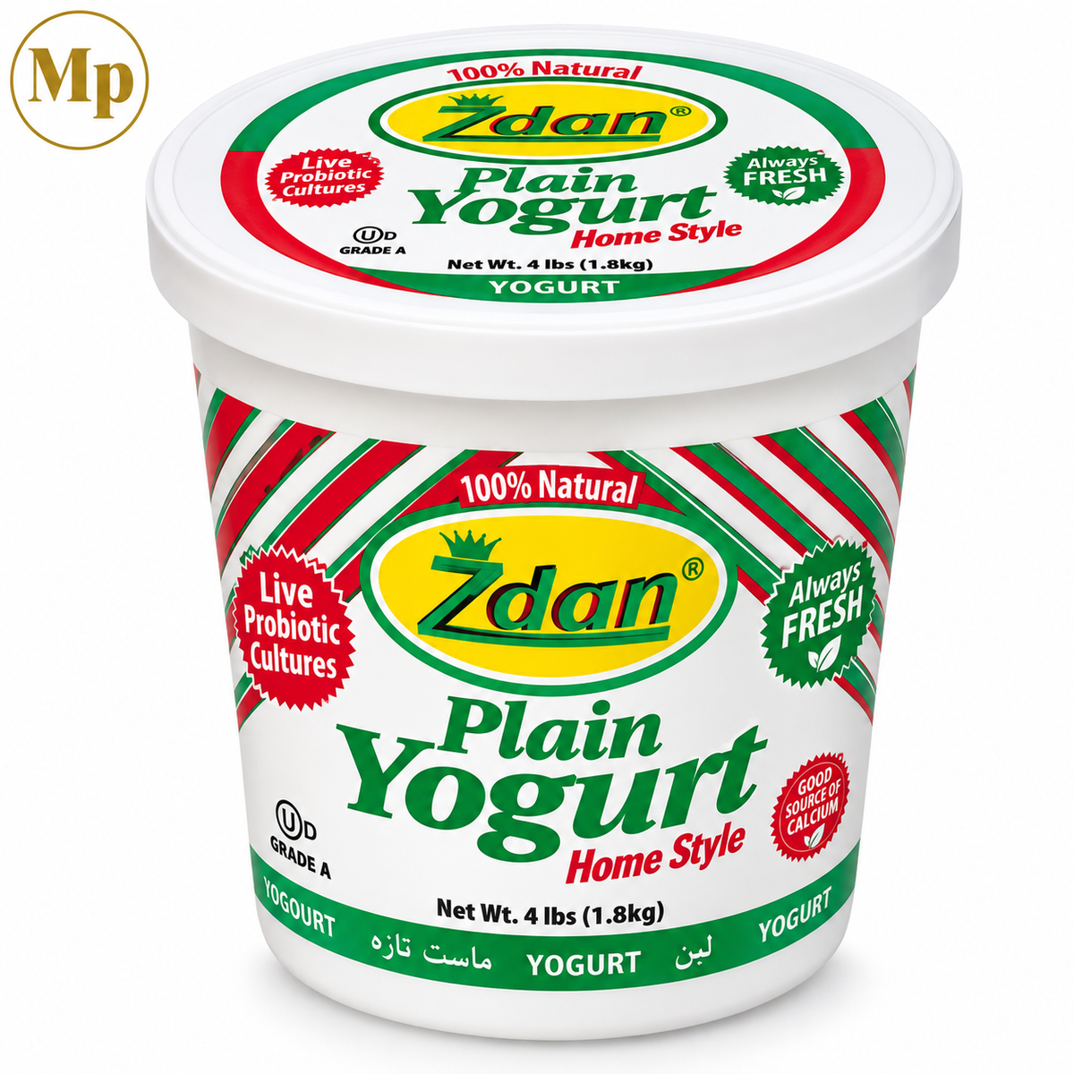 Zdan Whole Milk Yogurt (4 LB)