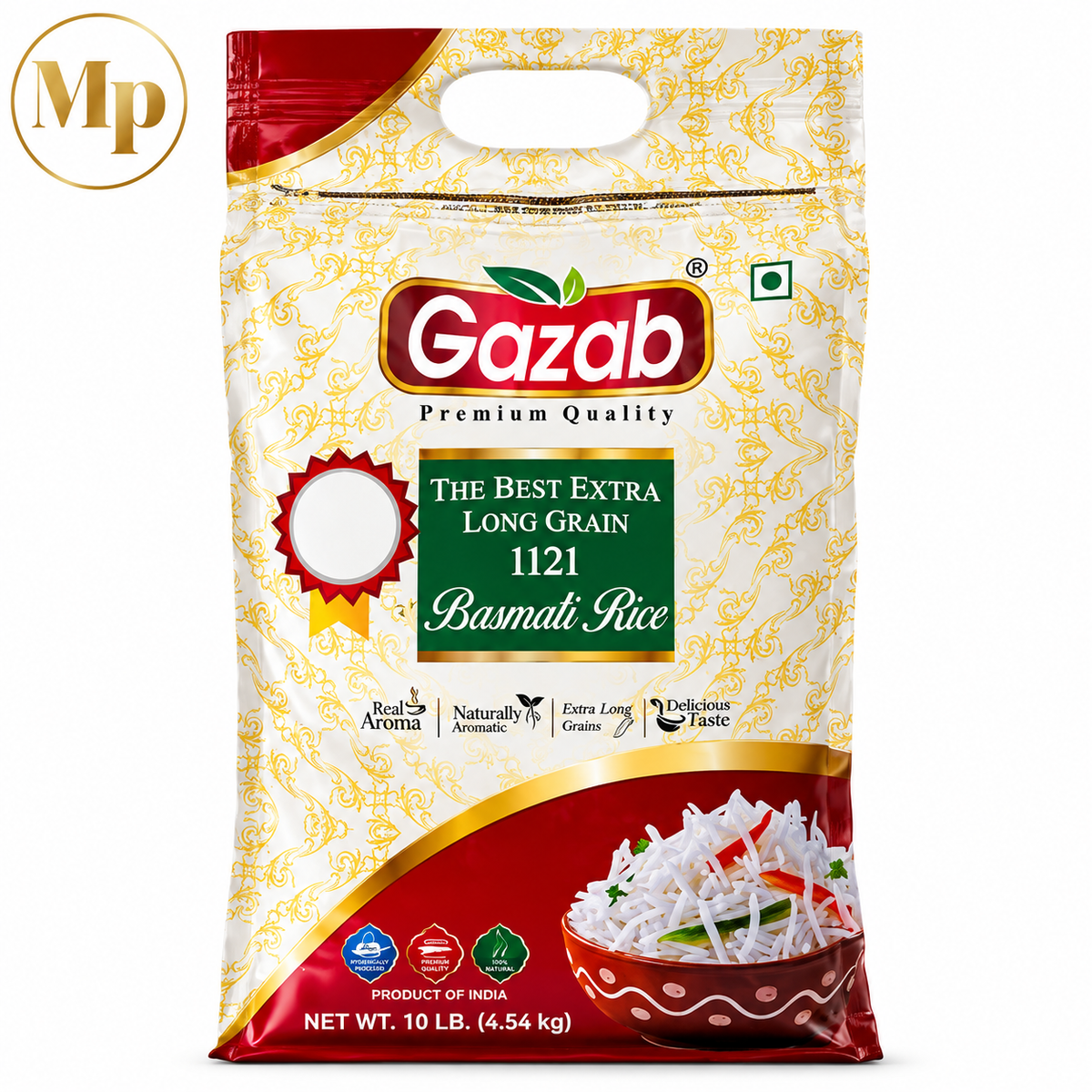 Gazab Basmati Rice (10 LB)